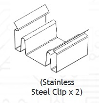 ALLANSON STAINLESS STEEL CLIP